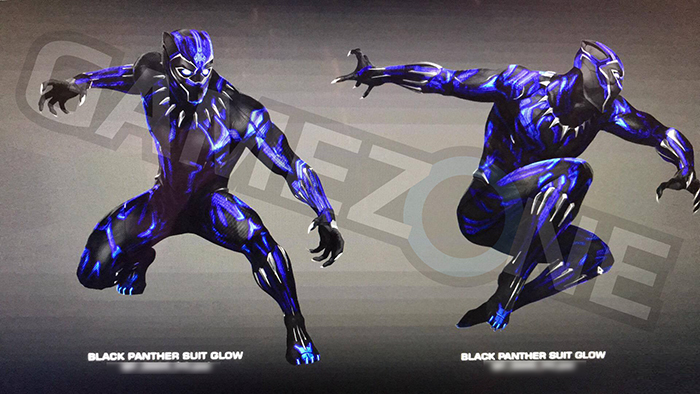 Black Panther Suit Glow