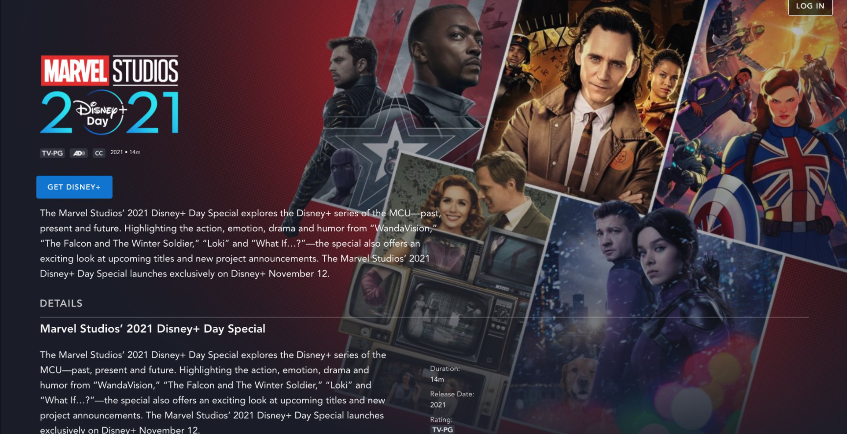 Disney Plus Day 2021, Marvel Studios