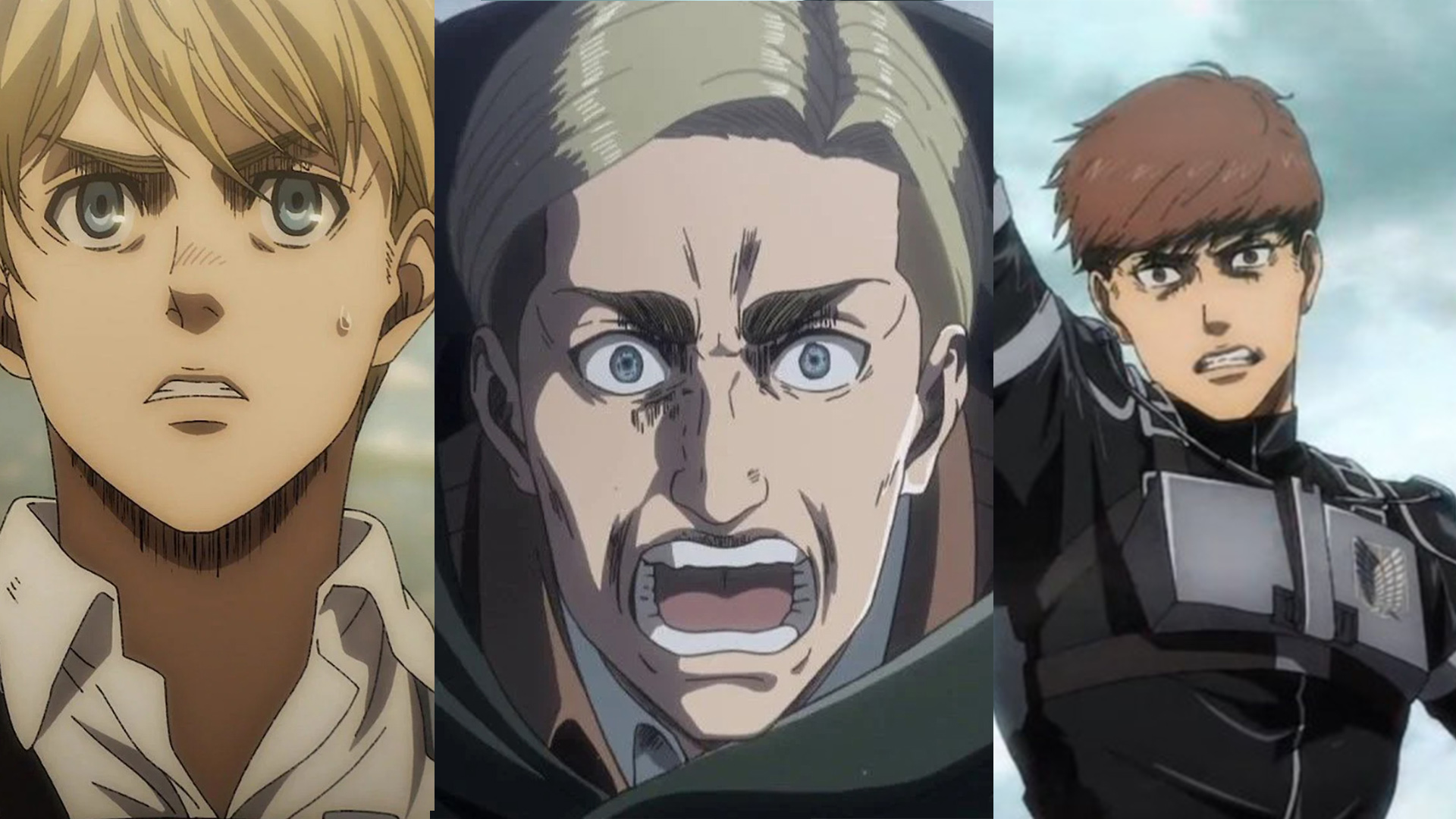 Attack on Titan, Armin, Erwin, Floch