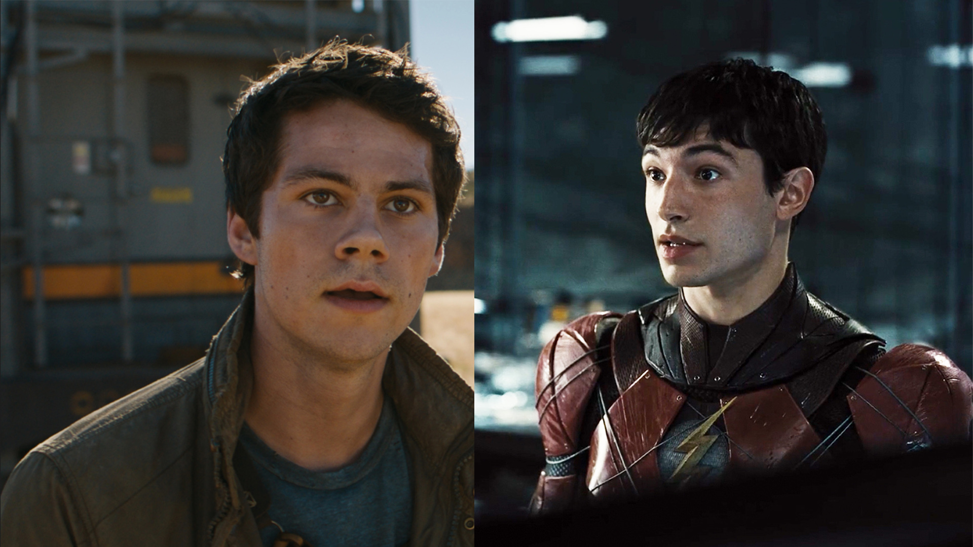 Dylan O'Brien, Ezra Miller, The Flash