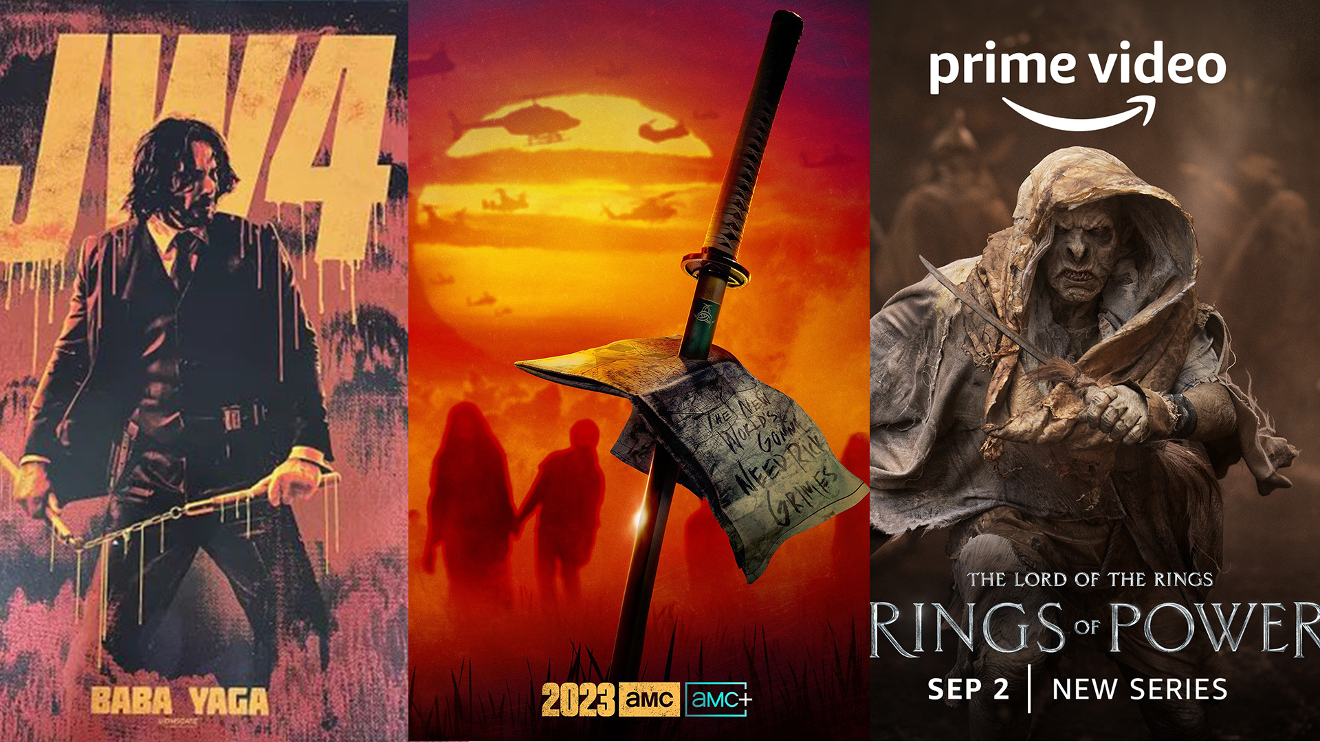 SDCC 2022, John Wick 4, Rings of Power, The Walking Dead