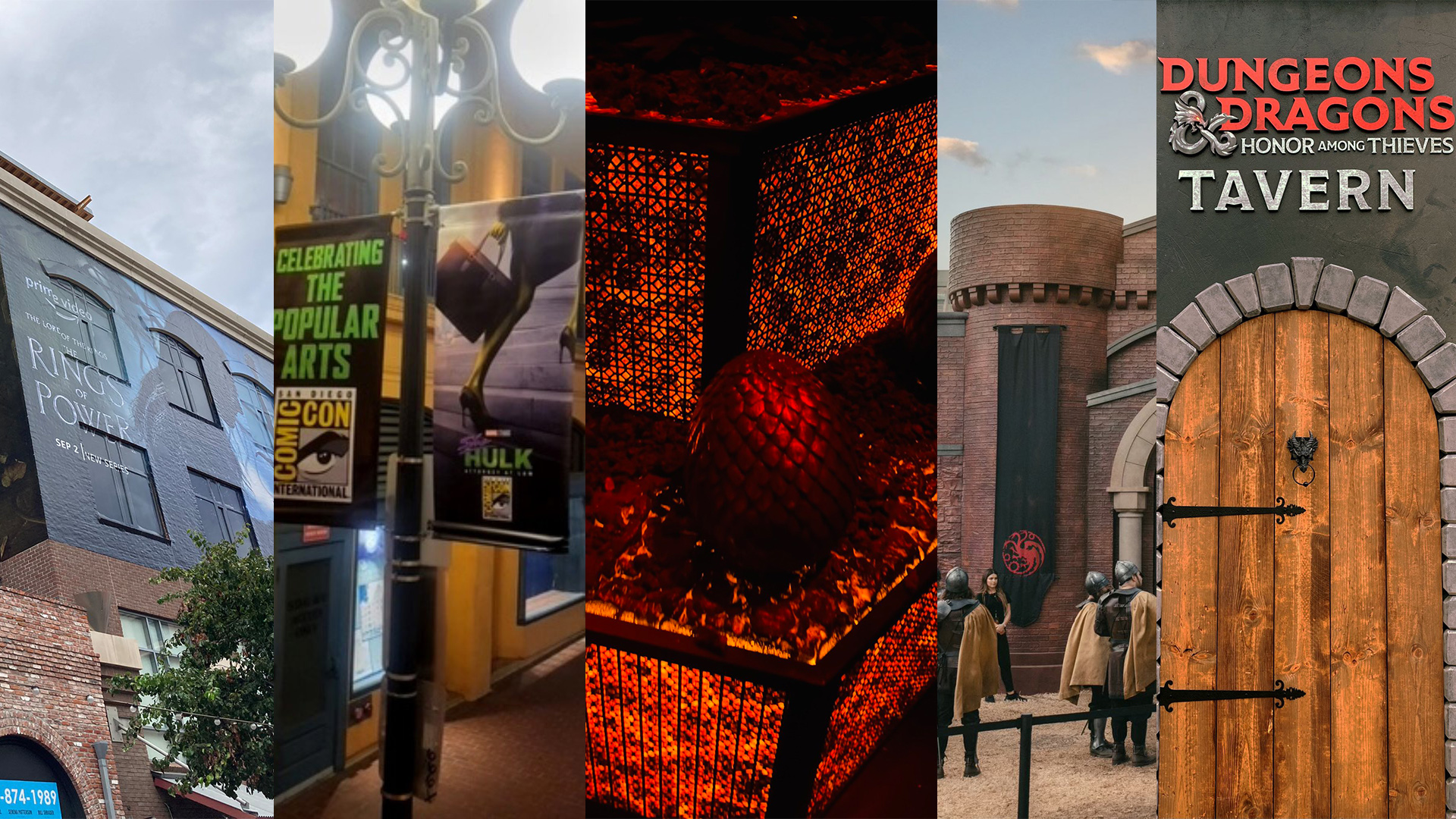 San Diego Comic-Con, House of the Dragon, Dungeons & Dragons honor among thieves, Rings of Power, MCU