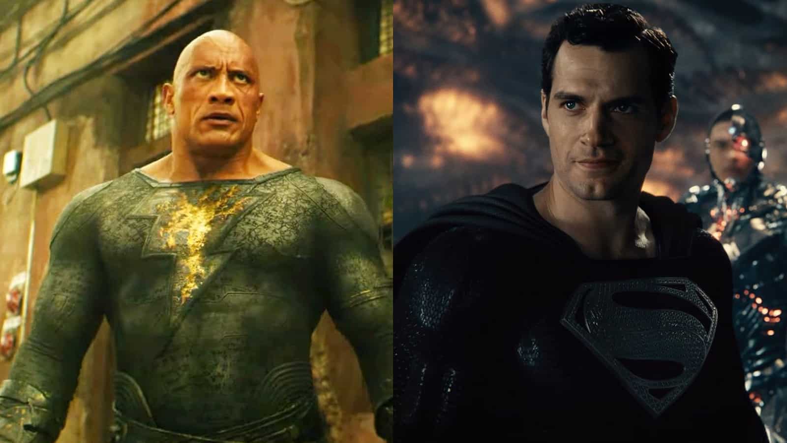 Black Adam, Dwayne Johnson, Superman, Henry Cavill