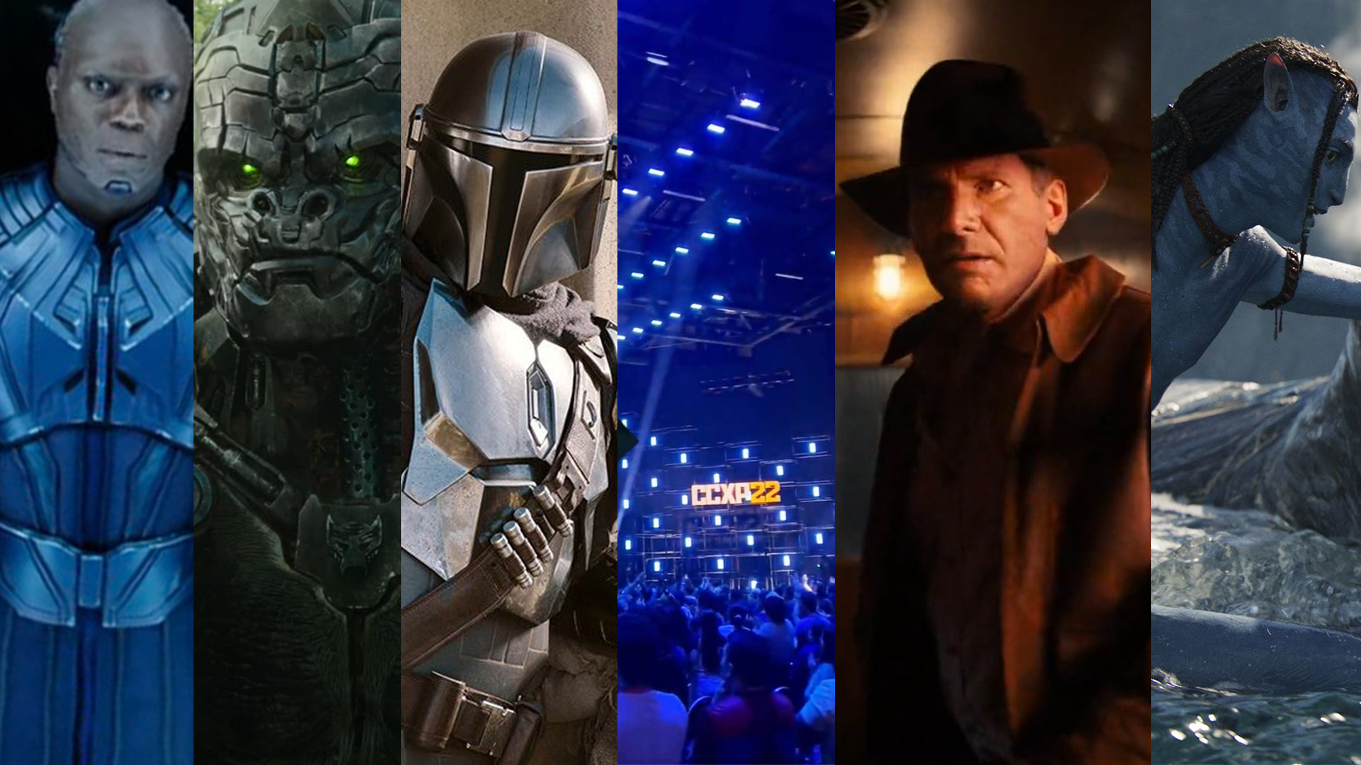 CCXP 2022 Day 1, Avatar 2, Ant-Man 2, Indiana Jones 5, Guardians of the Galaxy Vol. 3, Avatar: The Way of Water, Marvel Studios, Disney, Ant-man and The Wasp Quantumania, Transformers: Rise of the Beasts